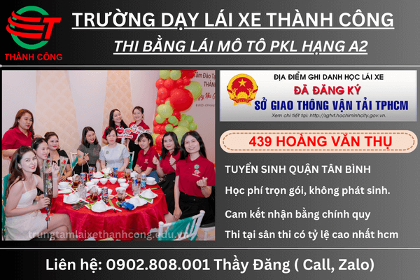 thi bằng lái a2 tân bình