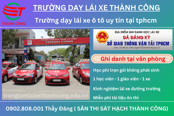 địa điểm học lái xe ô tô bình tân
