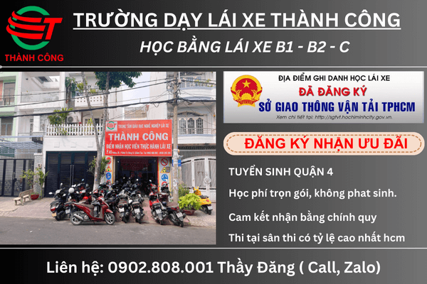học bằng lái xe quận 4