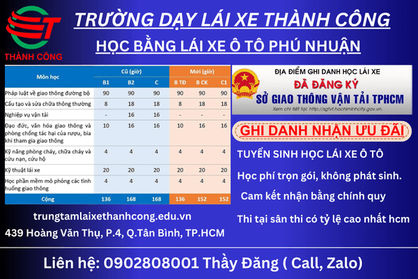 chương trình học lái oto