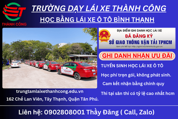 học bằng lái b2 tại bình thạnh
