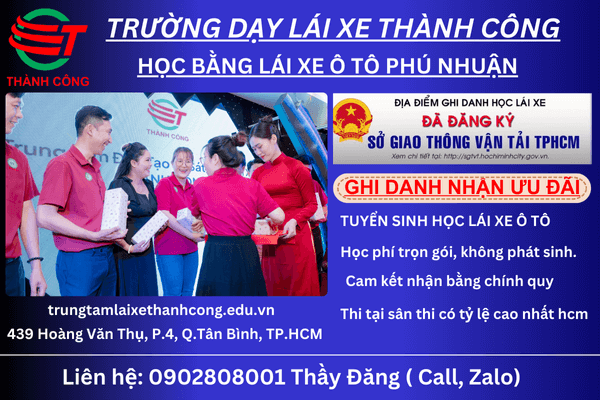 học bằng lái xe oto phú nhuận
