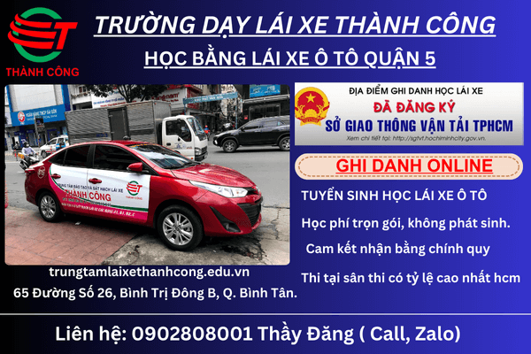 học lái ô tô quận 5