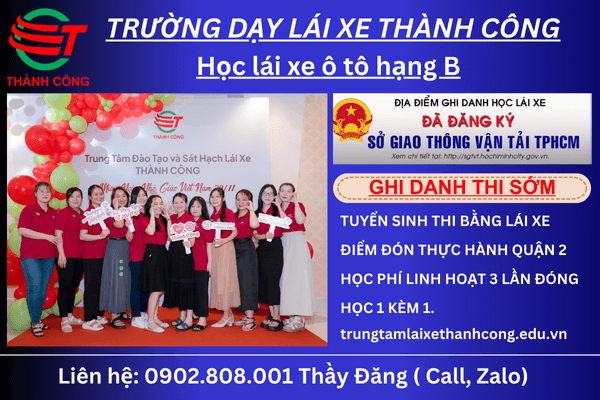học bằng lái b2 thủ đức