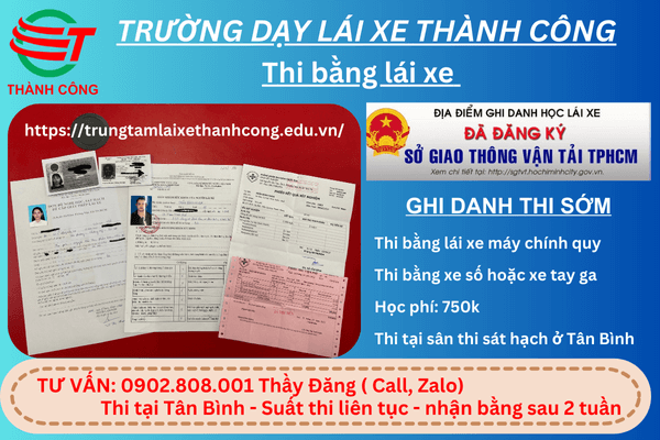 thi bằng lái a1 thủ đức