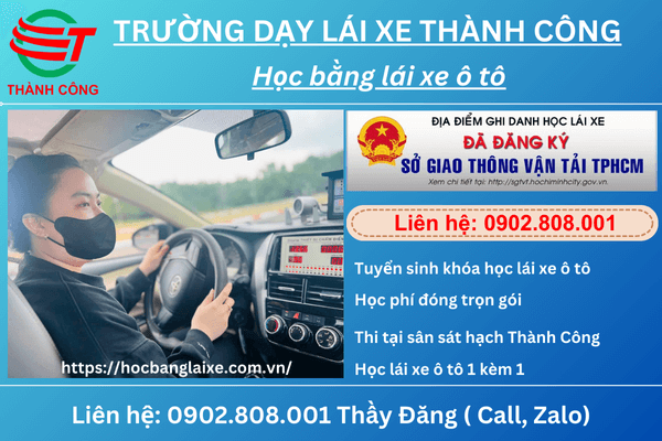 Học giấy phép lái xe quận 7