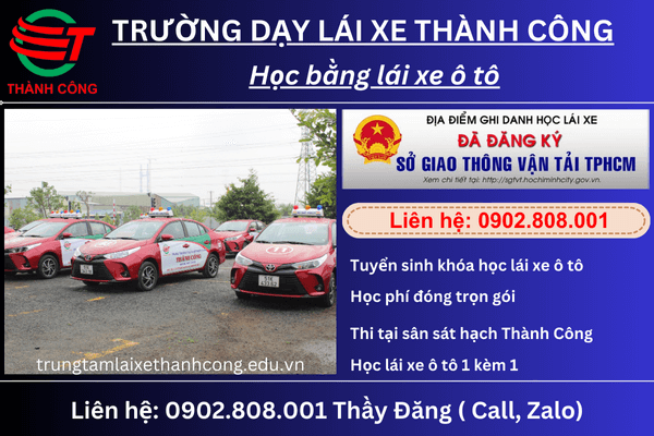 học lái xe ô tô nhà bè