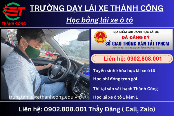 Học bằng lái xe ô tô quận 12 ở đâu